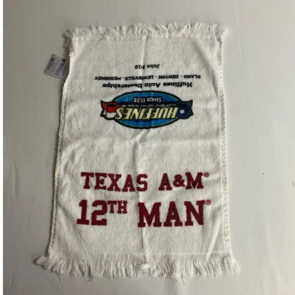 Texas A&M Aggies Golf 2 Towel 11 x 15 White Red Football College 100% Cotton